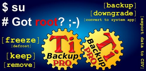 Titanium Backup PRO Key / root - Бэкап приложений