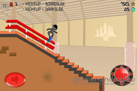 Stickman Skater Pro - Прыжки на скейте Stickman Skater Pro - Прыжки на скейте