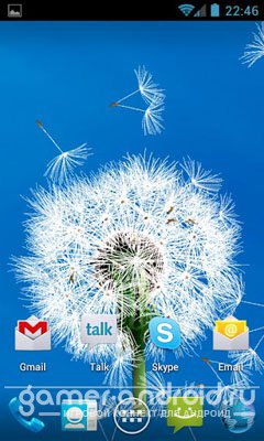 Dandelion LWP - Одуванчик на Андроид Dandelion LWP - Одуванчик на Андроид