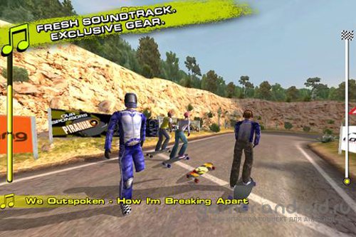 Downhill Xtreme - гонки на скейтбордах Downhill Xtreme - гонки на скейтбордах
