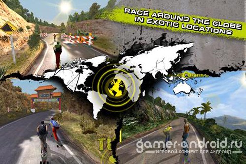 Downhill Xtreme - гонки на скейтбордах Downhill Xtreme - гонки на скейтбордах