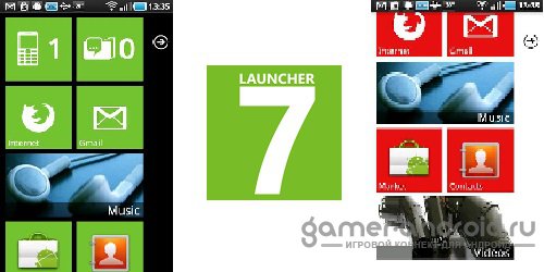 Launcher 7 - Лаунчер в стиле Windows Phone 7