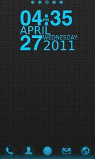 Cool Blue Theme GO Launcher EX