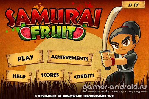 Fruit Samurai 3D - ( породия Fruit Ninja )