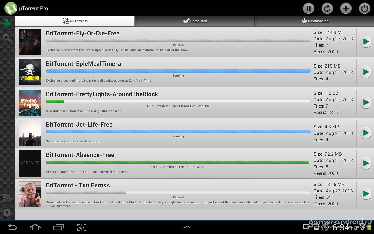 bittorrent download free for android