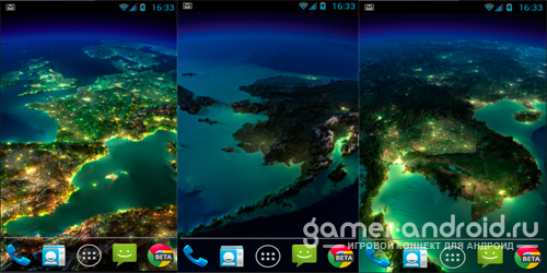 Спутник Земли Live Wallpaper