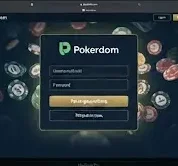 Покер рум Pokerdom: особенности регистрации и входа